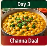 Day 3 Channa Daal tiffin dish
