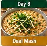 Day 8 Daal Mash tiffin dish