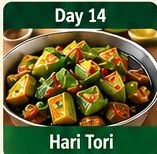 Day 14 Hari Tori tiffin dish