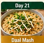 Day 21 Daal Mash tiffin dish